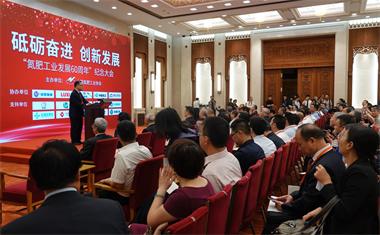 瀘天化股份公司獲“為氮肥工業(yè)發(fā)展做出突出貢獻(xiàn)的先進(jìn)企業(yè)”稱號