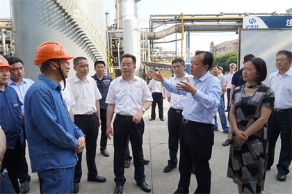 國家應(yīng)急管理部副部長劉偉蒞臨瀘天化巡查安全工作