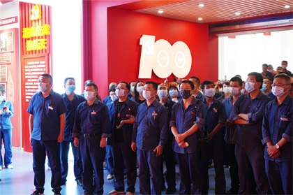 瀘天化股份公司參觀瀘州市慶祝中國共產黨成立100 周年主題展覽