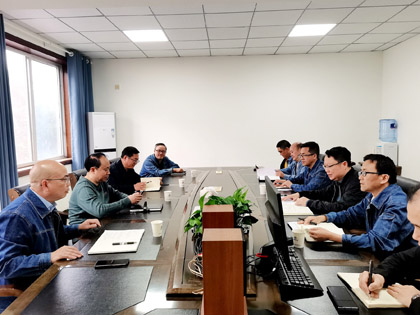 瀘天化股份公司黨委書記、董事長(zhǎng)廖廷君一行到物資供應(yīng)公司調(diào)研