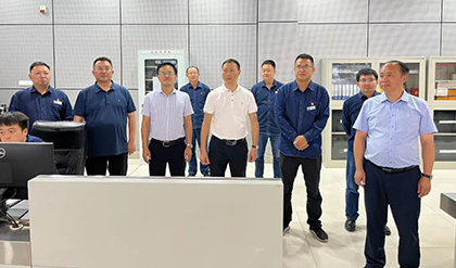 羅火明、廖廷君一行蒞臨和寧公司調研指導