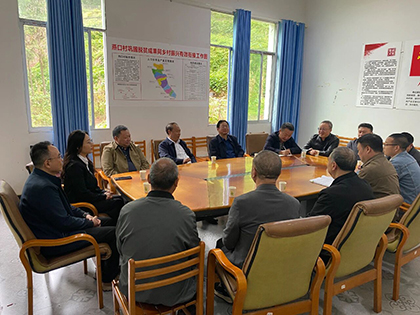 瀘天化股份公司黨委書記廖廷君率隊赴合江縣燕口村調(diào)研